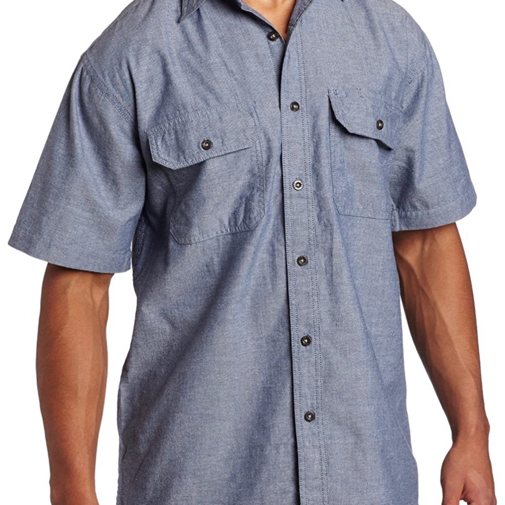 Men’s Big and Tall Button Down Shirt short sleeve